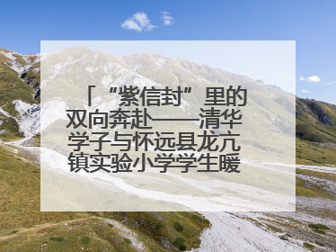 “紫信封”里的双向奔赴——清华学子与怀远县龙亢镇实验小学学生暖心书信之约