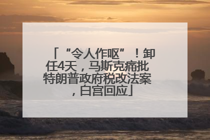 “令人作呕”！卸任4天，马斯克痛批特朗普政府税改法案，白宫回应