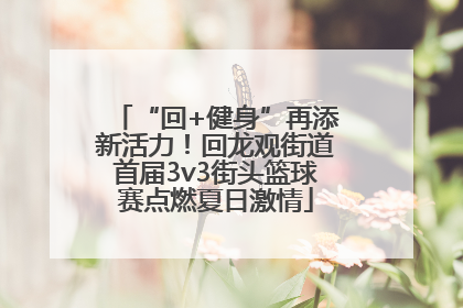 “回+健身”再添新活力！回龙观街道首届3v3街头篮球赛点燃夏日激情