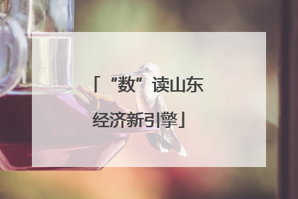 “数”读山东经济新引擎