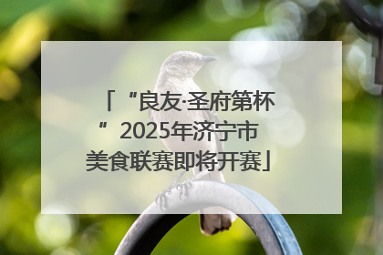 “良友·圣府第杯”2025年济宁市美食联赛即将开赛