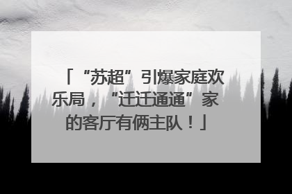 “苏超”引爆家庭欢乐局，“迁迁通通”家的客厅有俩主队！