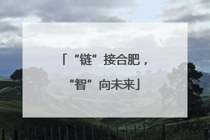 “链”接合肥，“智”向未来
