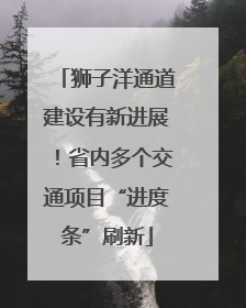 狮子洋通道建设有新进展！省内多个交通项目“进度条”刷新