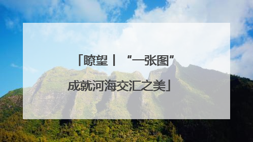 瞭望丨“一张图”成就河海交汇之美
