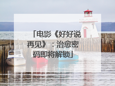 电影《好好说再见》：治愈密码即将解锁