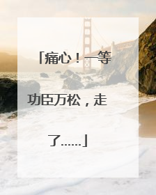 痛心！一等功臣万松，走了……