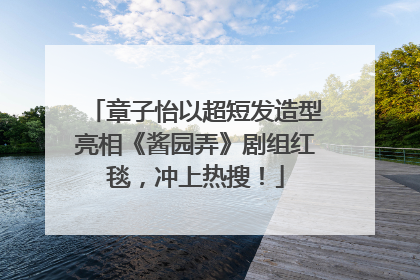 章子怡以超短发造型亮相《酱园弄》剧组红毯，冲上热搜！
