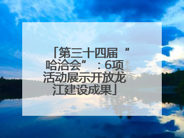 第三十四届“哈洽会”：6项活动展示开放龙江建设成果