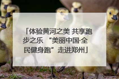 体验黄河之美 共享跑步之乐 “美丽中国·全民健身跑”走进郑州