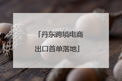 丹东跨境电商出口首单落地