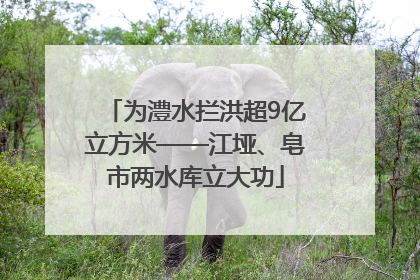 为澧水拦洪超9亿立方米——江垭、皂市两水库立大功