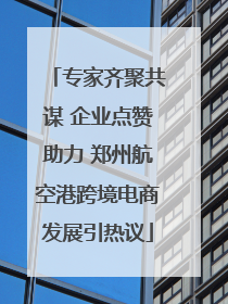 专家齐聚共谋 企业点赞助力 郑州航空港跨境电商发展引热议