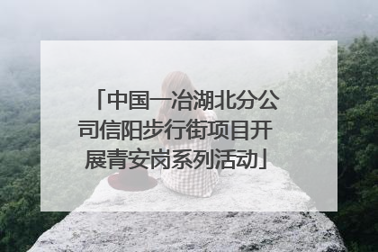 中国一冶湖北分公司信阳步行街项目开展青安岗系列活动