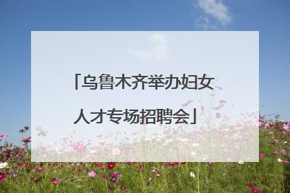 乌鲁木齐举办妇女人才专场招聘会