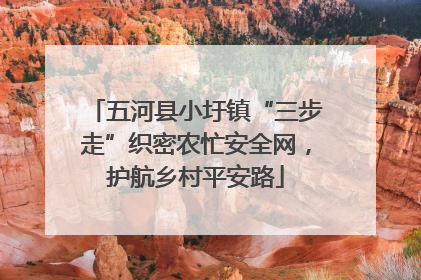 五河县小圩镇“三步走”织密农忙安全网，护航乡村平安路