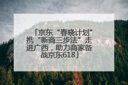 京东“春晓计划”携“新商三步法”走进广西，助力商家备战京东618