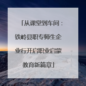 从课堂到车间：铁岭县职专师生企业行开启职业启蒙教育新篇章