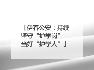 伊春公安：持续坚守“护学岗” 当好“护学人”