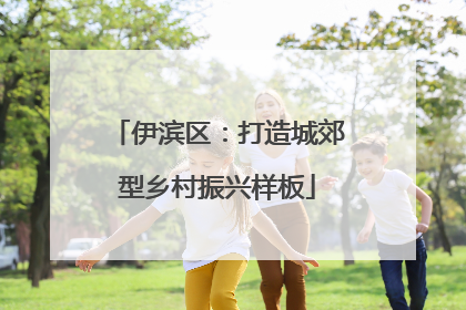 伊滨区：打造城郊型乡村振兴样板