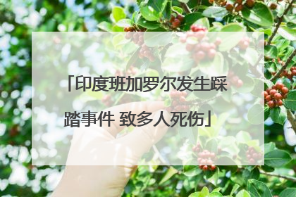 印度班加罗尔发生踩踏事件 致多人死伤
