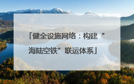 健全设施网络：构建“海陆空铁”联运体系