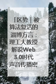 区势｜被算法复活的淄博方言：理工大教授解说Web3.0时代声音传播密码