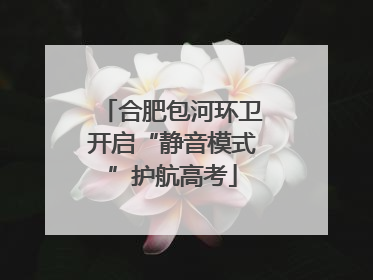 合肥包河环卫开启“静音模式”护航高考