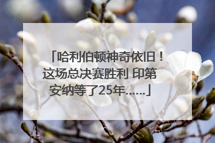 哈利伯顿神奇依旧！这场总决赛胜利 印第安纳等了25年……