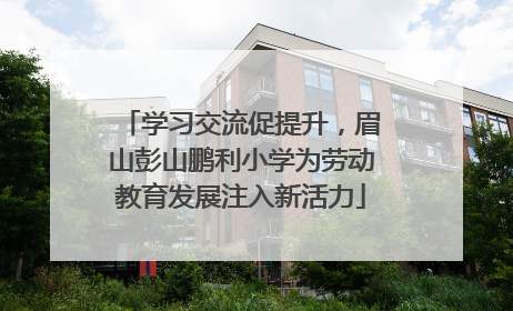 学习交流促提升，眉山彭山鹏利小学为劳动教育发展注入新活力