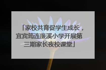 家校共育促学生成长，宜宾筠连廉溪小学开展第三期家长夜校课堂