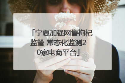 宁夏加强网售枸杞监管 常态化监测20家电商平台