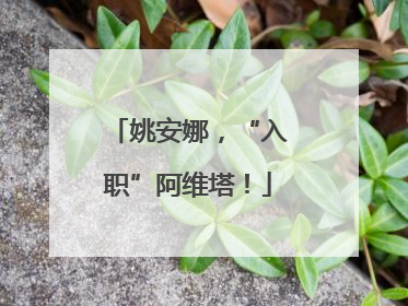姚安娜，“入职”阿维塔！