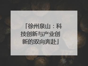 徐州泉山：科技创新与产业创新的双向奔赴