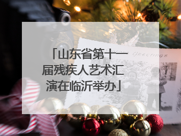 山东省第十一届残疾人艺术汇演在临沂举办