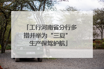 工行河南省分行多措并举为“三夏” 生产保驾护航