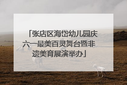 张店区海岱幼儿园庆六一最美百灵舞台暨非遗美育展演举办