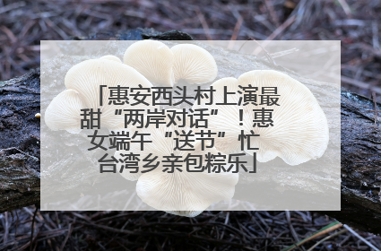 惠安西头村上演最甜“两岸对话”！惠女端午“送节”忙 台湾乡亲包粽乐
