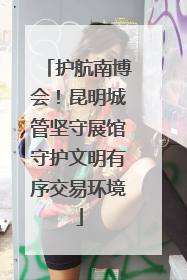 护航南博会！昆明城管坚守展馆守护文明有序交易环境