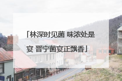 林深时见菌 味浓处是宴 晋宁菌宴正飘香