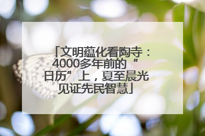 文明蕴化看陶寺：4000多年前的“日历”上，夏至晨光见证先民智慧