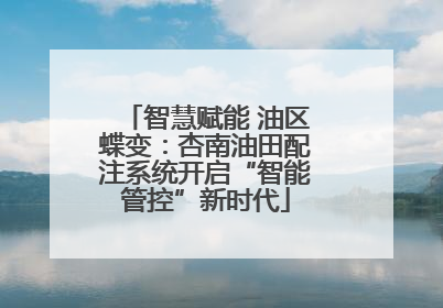 智慧赋能 油区蝶变：杏南油田配注系统开启“智能管控”新时代
