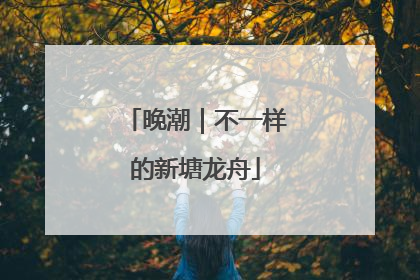 晚潮｜不一样的新塘龙舟