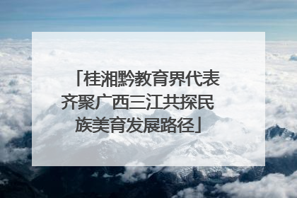 桂湘黔教育界代表齐聚广西三江共探民族美育发展路径