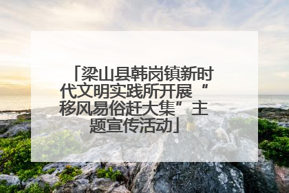 梁山县韩岗镇新时代文明实践所开展“移风易俗赶大集”主题宣传活动