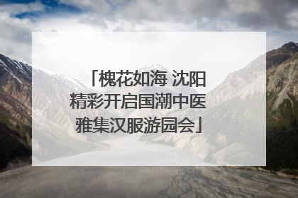槐花如海 沈阳精彩开启国潮中医雅集汉服游园会