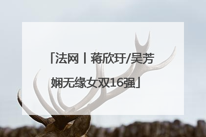 法网丨蒋欣玗/吴芳娴无缘女双16强