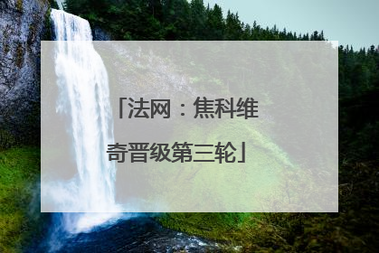 法网：焦科维奇晋级第三轮