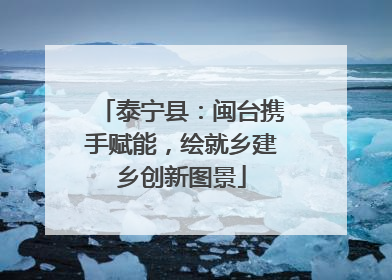 泰宁县：闽台携手赋能，绘就乡建乡创新图景