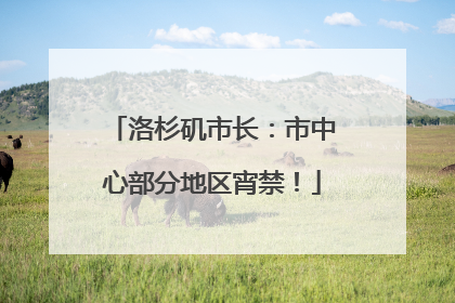 洛杉矶市长：市中心部分地区宵禁！